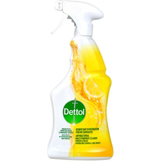 Dettol | Dezinfectant cu pulverizator multisuprafete Lemon & Lime Burst 500ml