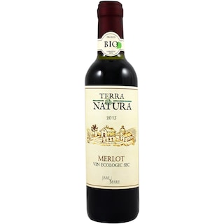Terra Natura | Vin ecologic rosu sec Merlot 375ml
