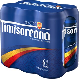 Timisoreana | Bere blonda 6x0.5L