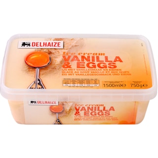 Delhaize | Inghetata cu aroma de vanilie si ou 1.5L