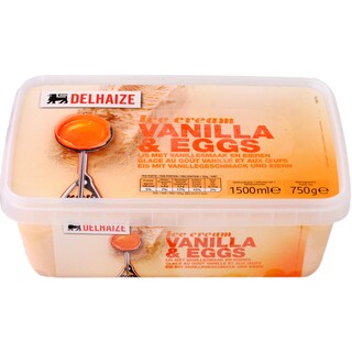 Delhaize | Inghetata cu aroma de vanilie si ou 1.5L