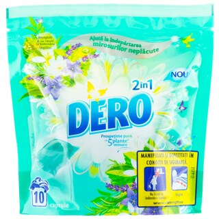 Dero | Detergent capsule 2in1 Prospetime Pura 10 bucati 10x24ml