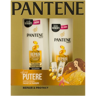 Pantene Pro-V | Pachet sampon si balsam Repair & Protect 450ml