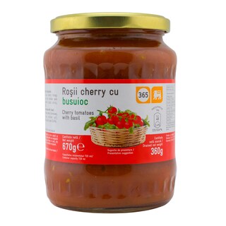 365 | Rosii cherry cu busuioc 670g