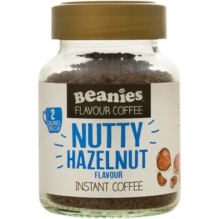 Beanies Flavour Coffee | Cafea instant cu aroma de alune 50g