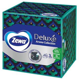 Zewa | Servetele faciale Deluxe Aroma, 3 straturi, 60 bucati
