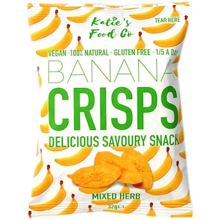 Kattie's Food | Chipsuri de banane cu mix de ierburi 32g