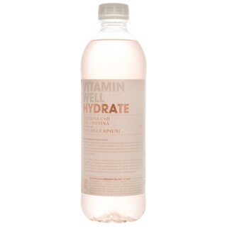 Vitamin Well | Apa aromatizata cu rubarba si capsune 500ml