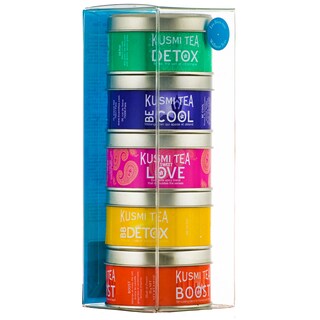 Kusmi | Pachet ceai Boost, Detox, Be Cool, Sweet Love, Algotea 5x25g