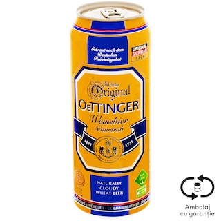 Oettinger | Bere nefiltrata 0.5L