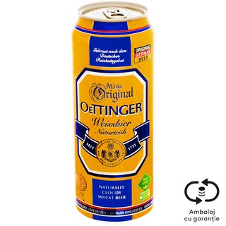Oettinger | Bere nefiltrata 0.5L