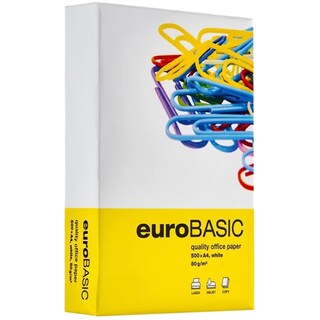 Eurobasic | Hartie copiator A4, 500 coli