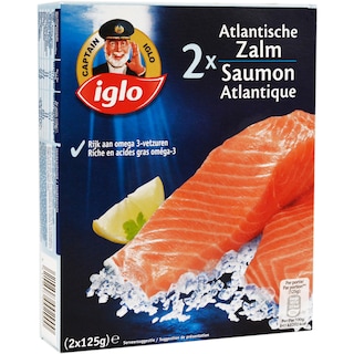 Iglo | Somon de Atlantic file 2x125g