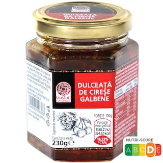 Gusturi romanesti | Dulceata de cirese galbene 230g