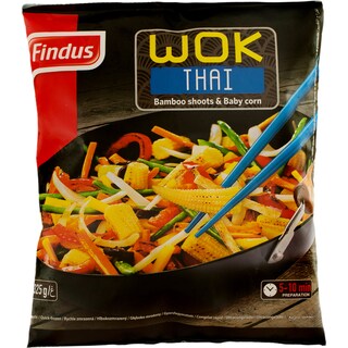 Findus | Amestec de legume Wok Thai usor condimentat 325g