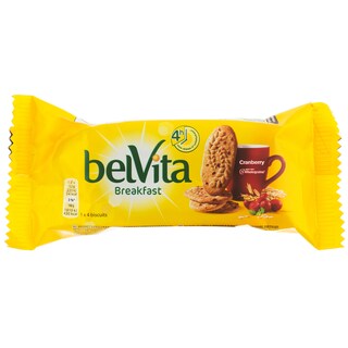 BelVita Breakfast | Biscuiti cu cereale integrale si afine rosii 50g