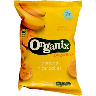 Organix | Rondele cu orez si banane 50g
