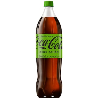 Coca-Cola Zero Zahar | Bautura racoritoare carbogazoasa cu aroma de lamaie verde 1.25L