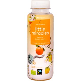 Little Miracles | Ceai bio cu lemongrass, portocale, ghimbir si agave 330ml