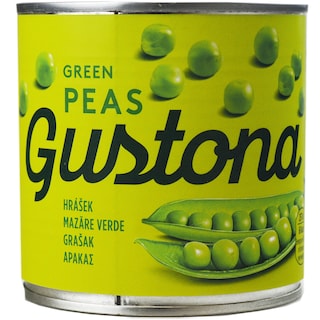 Gustona | Mazare verde 400g