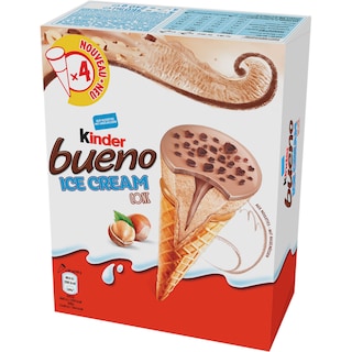 Kinder | Bueno | Inghetata cornet multipack 4x60g