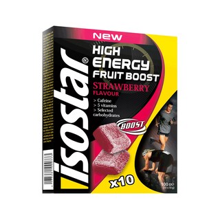 Isostar | Jeleuri capsuni high energy fruit boost 10x10g