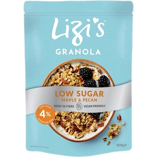 Lizi's | Granola cu sirop de artar si nuci pecan 500g