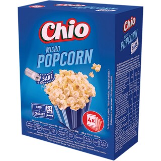 Chio | Popcorn cu sare pentru microunde 4x80g