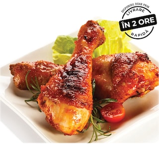 Mega Apetit | Pulpe inferioare de pui, condimentate, rotisate