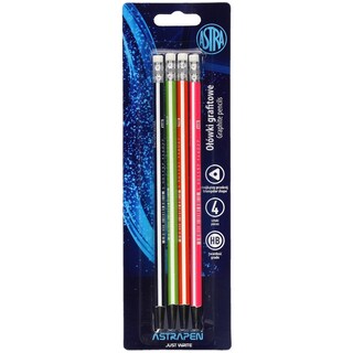 Zenith | Creion grafit HB, triunghiular, 4 bucati