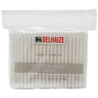 Delhaize | Betisoare cu vata pentru urechi 160 bucati