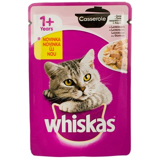Whiskas | Casserole | Hrana umeda cu somon pentru pisici 85g
