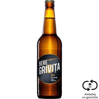 Grivita | Bere blonda Pilsner nepasteurizata 0.5L