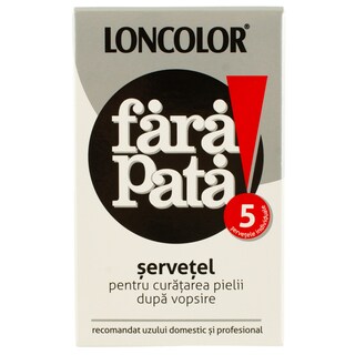 Loncolor | Servetele pentru curatarea pielii dupa vopsire
