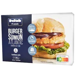 Defish | Burger somon 200g