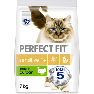 Perfect Fit | Hrana uscata cu carne de curcan pentru pisici, Sensitive 7kg