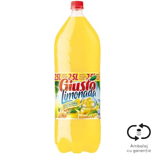 Giusto | Bautura racoritoare carbogazoasa cu suc de citrice 2.5L
