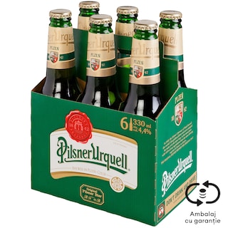 Pilsner Urquell | Bere blonda  6x0.33L