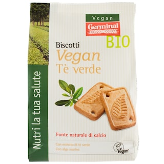 Germinal | Biscuiti bio din faina de teff cu ceai verde 250g