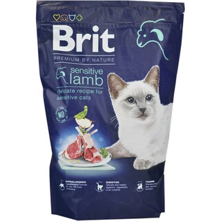 Brit Premium | Nature Sensitive | Hrana uscata pentru pisici Sensitive, cu miel 800g