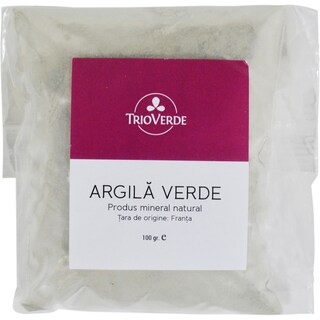 Trio Verde | Argila verde pentru uz cosmetic 100g