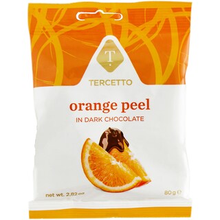 Tercetto | Coaja de portocala in ciocolata fara gluten 80g