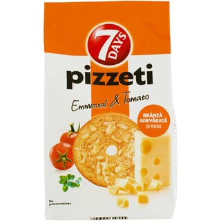 7Days | Pizzeti | Paine prajita cu gust de branza si rosii 80g