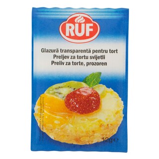 Ruf | Glazura transparenta pentru tort 12g