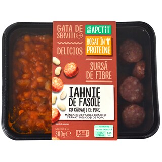 Mega Apetit | Iahnie de fasole cu carnati de porc 300g