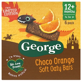 Organix | Batoane ecologice din ovaz, cu cacao & portocala 180g