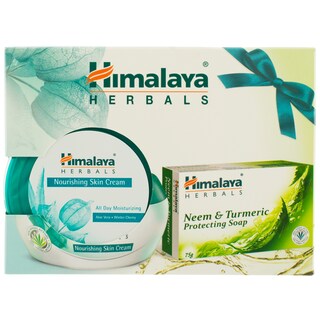 Himalaya | Herbals | Pachet cadou crema hidratanta,sapun solid Neem si turmenic 150ml+75g