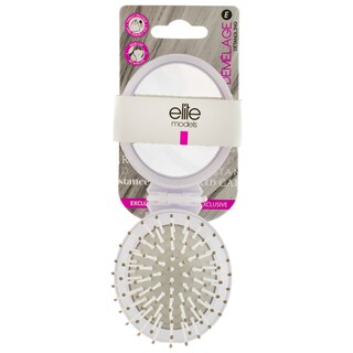 Elit | Perie de buzunar cu oglinda