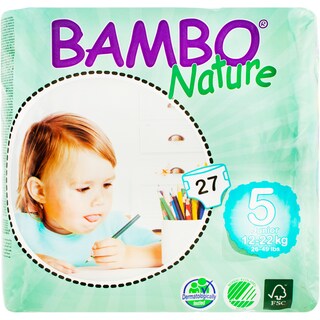 Bambo Nature | Scutece eco Junior 27 bucati
