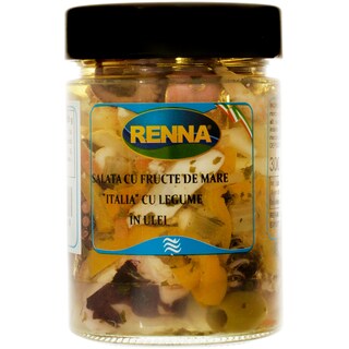 Renna | Salata cu fructe de mare si legume in ulei 300g
